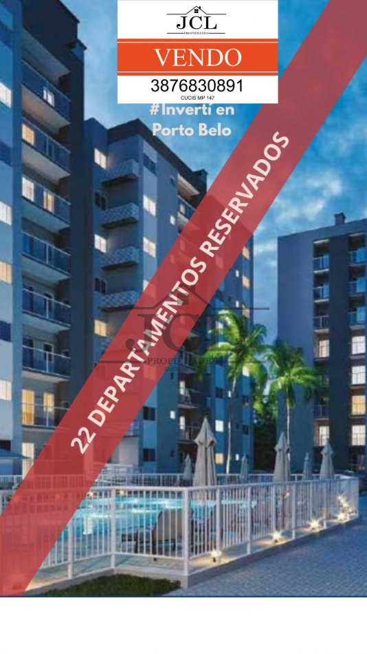 VENTA DEPARTAMENTO EN PORTO BELO