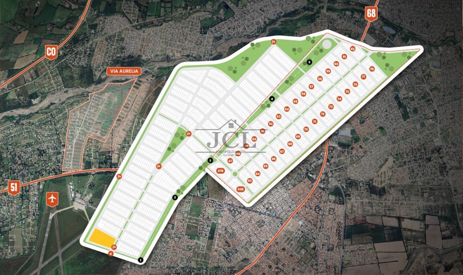 VENTA TERRENO VIA AURELIA